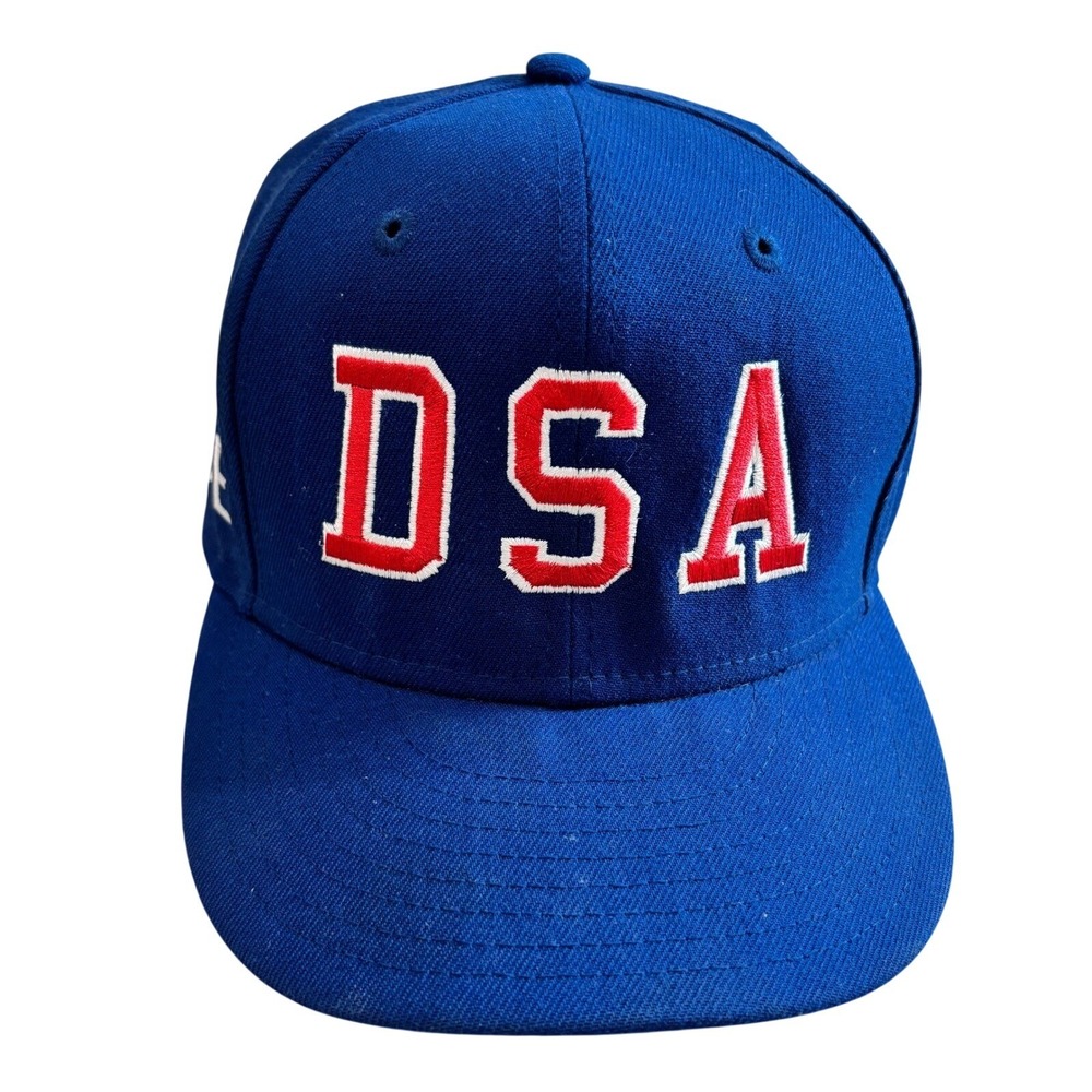 New Era 59FIFTY Fitted Baseball Cap DSA ELITE 13 Royal Blue Red White Size 7 5/8